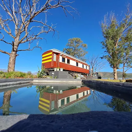 The Red Caboose Train Carriage Villa McGregor Exterior photo