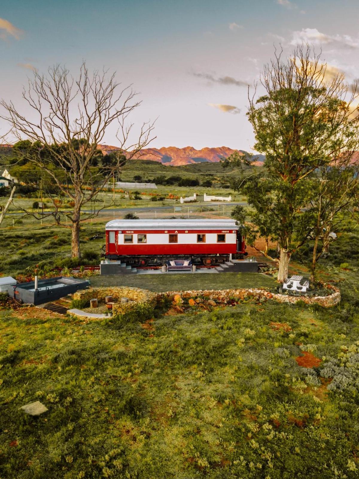 The Red Caboose Train Carriage Villa *