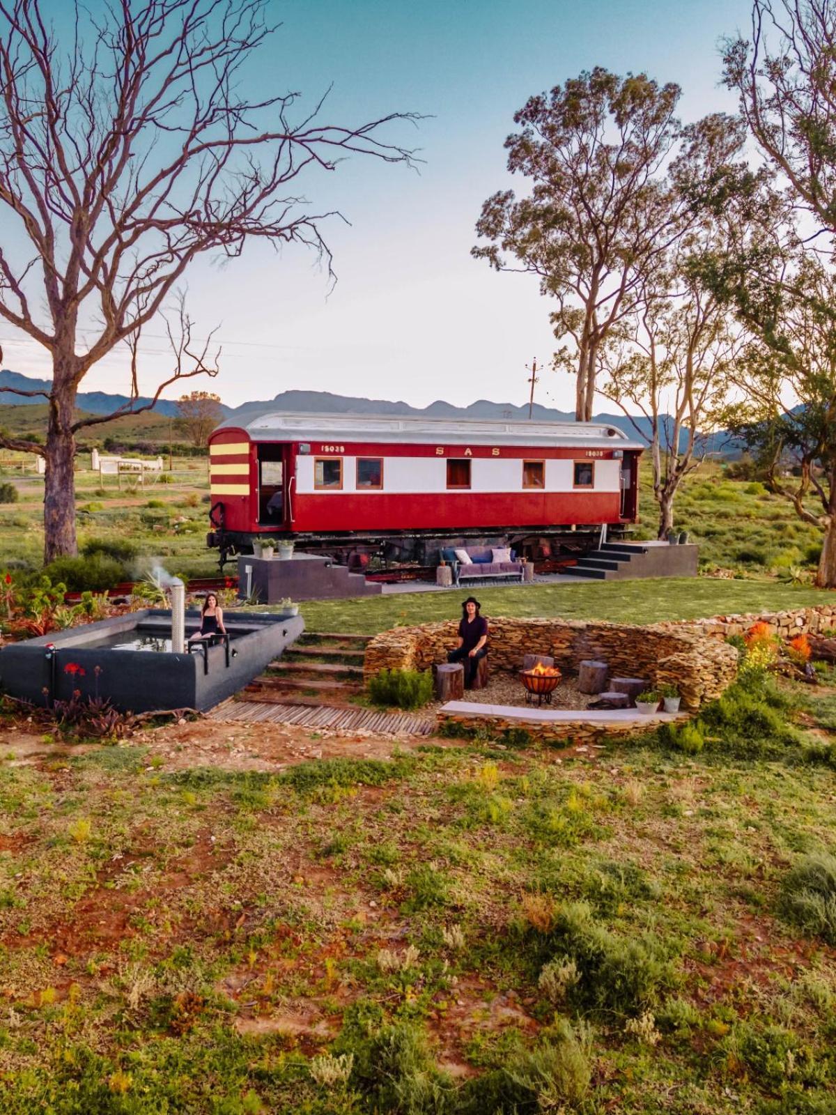 The Red Caboose Train Carriage Villa