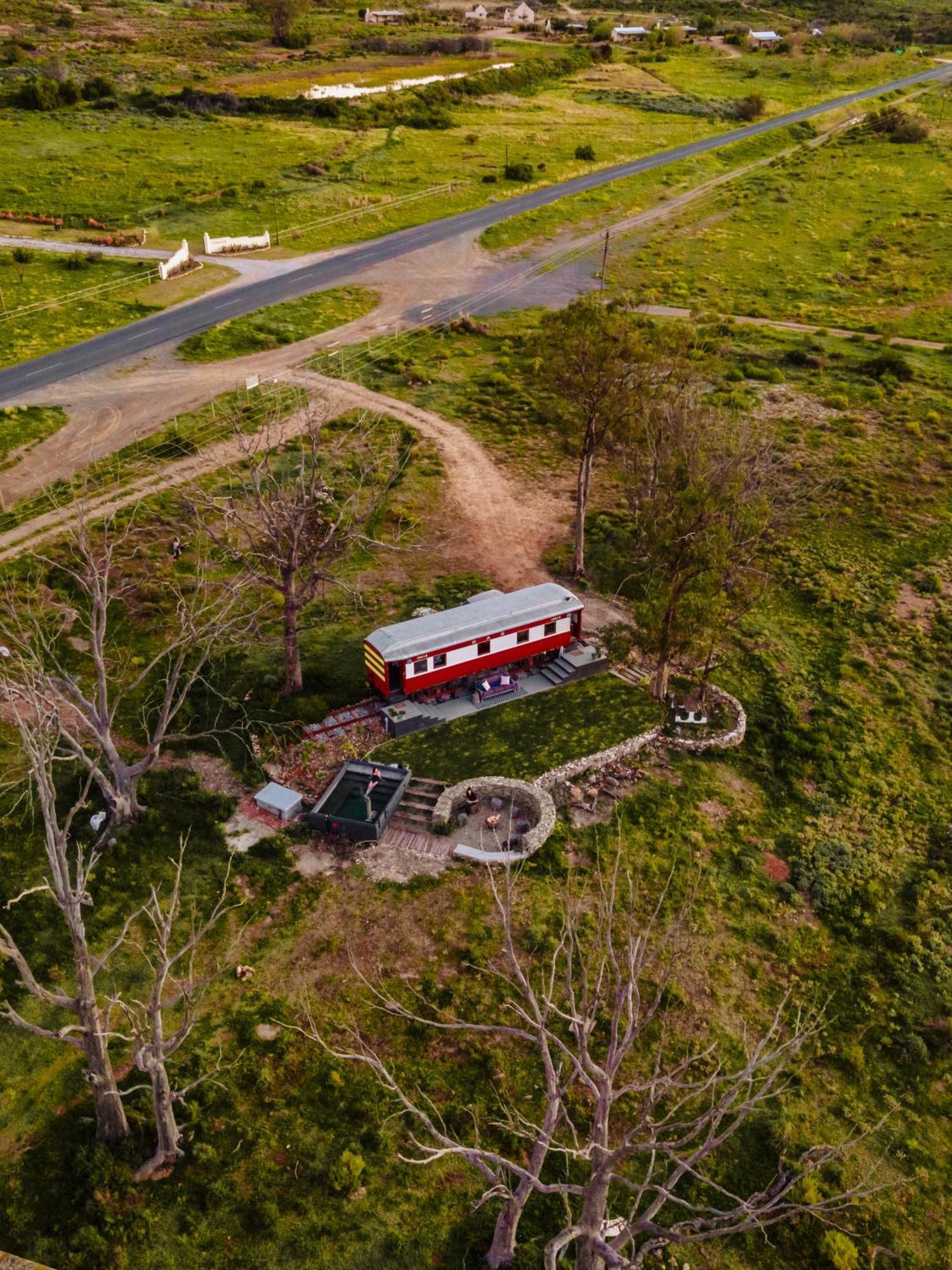 The Red Caboose Train Carriage Villa McGregor